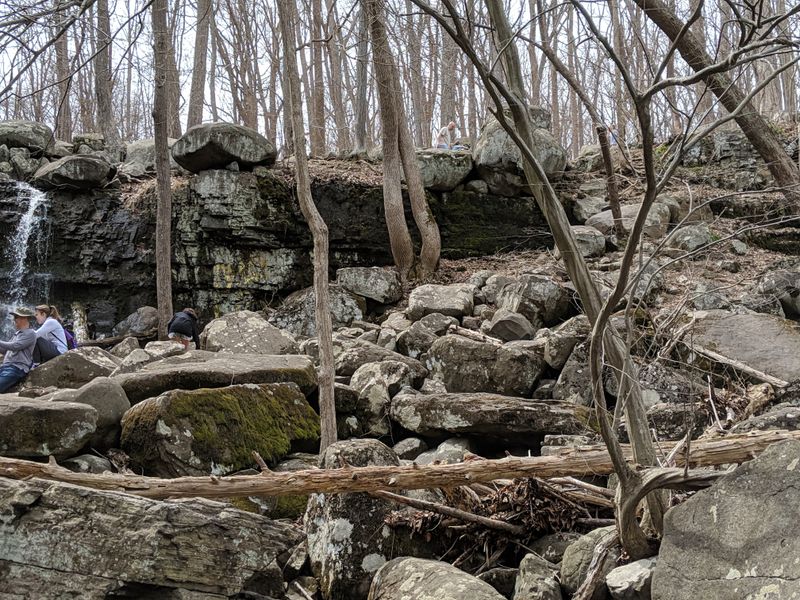 Ringing Rocks Park in Upper Black Eddy