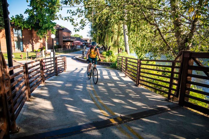 A riverside setting that sets the mood