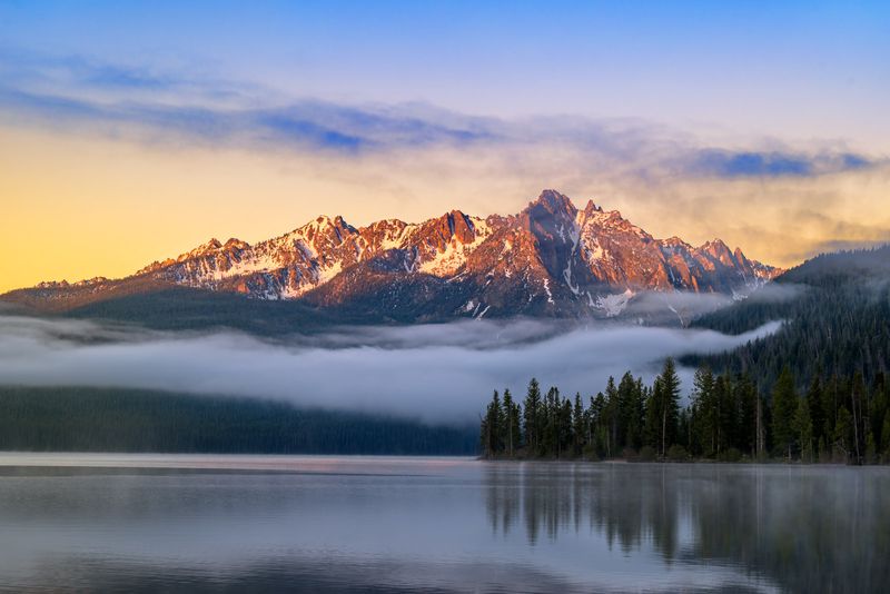 Majestic Sawtooth Mountains