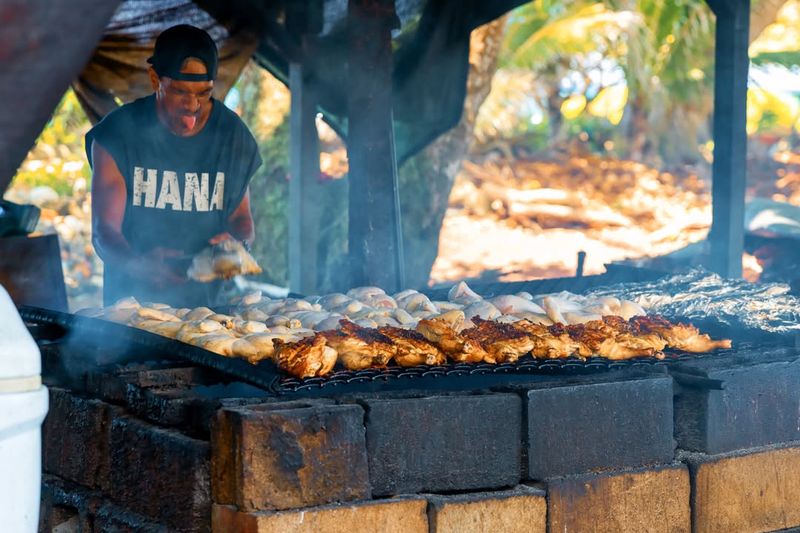 Huli Huli Chicken Stands (Road to Hana, Maui)