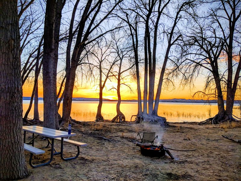 Camping Across Coves and Points