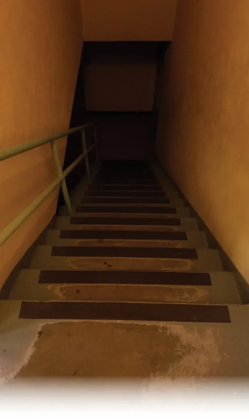 A Stern Presence: The Basement Encounter