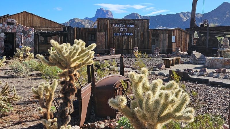 Castle Dome Mountains and Mine Museum