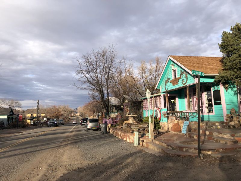 Snow-Like Tinsel Covering the Canyon