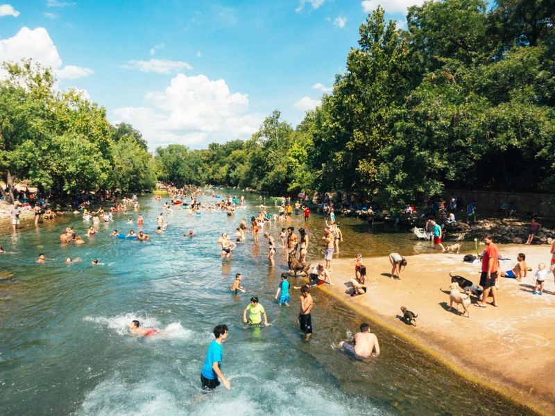 Relax at Barton Springs Pool