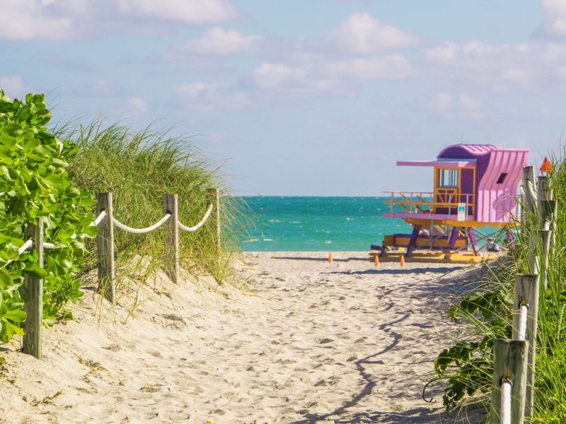 Beaches that stay inviting year-round