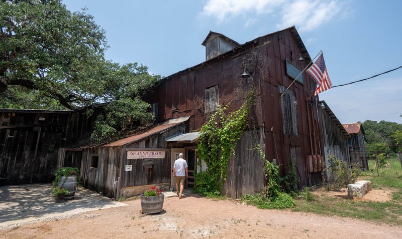 Wine Made in an 1885 Cotton Gin