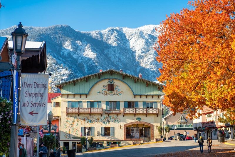 A Bavarian Style Village Set Against Washington’s Cascades