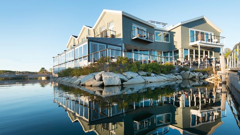 Kennebunkport’s Snow Lined Streets and Waterfront Inns