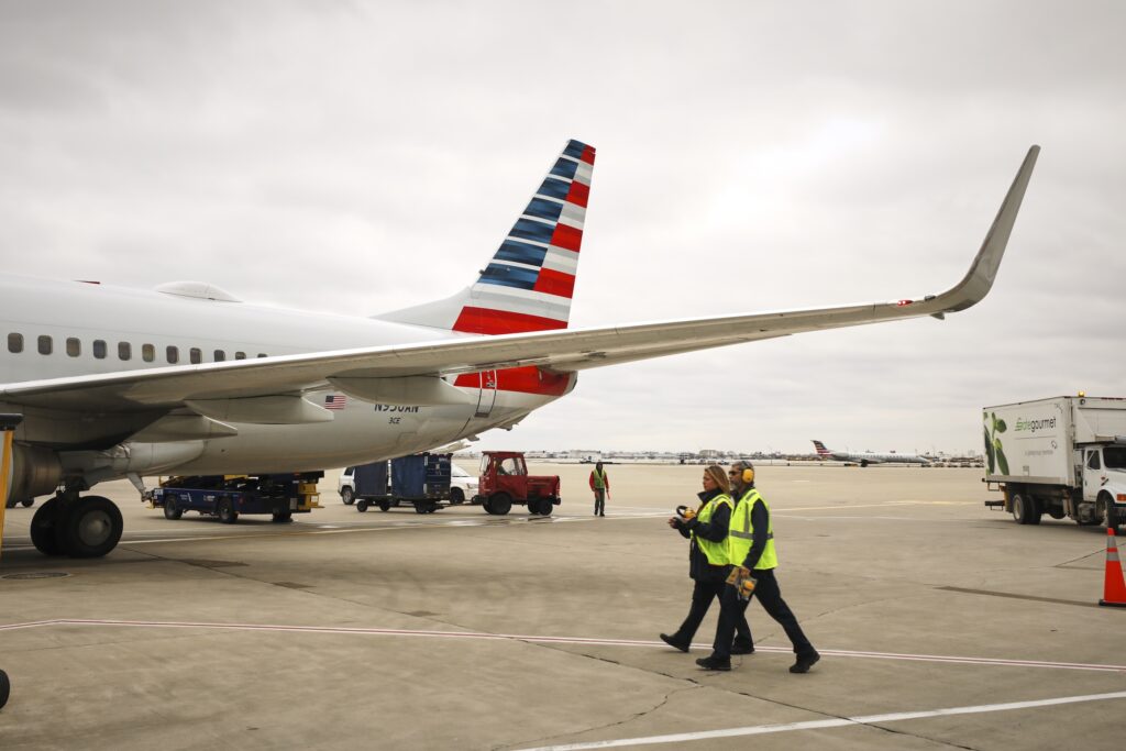 Bad weather, government nonsense, a strike -- there are many factors that ground flights. Photo c. American Airlines.