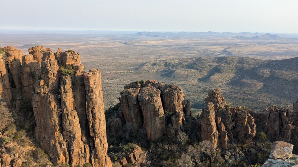 Valley of Desolation seen from Camdeboo National Park.