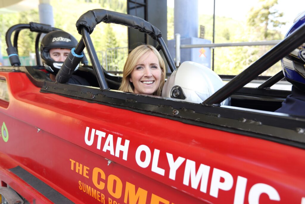 Ride the all-seasons bobsled at Park City's Olympic Park. Photo c. Visit Park City