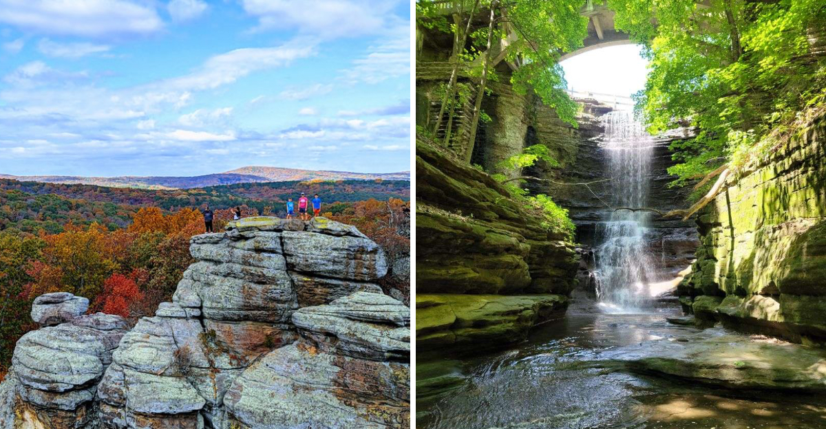 Image credits: © Matthiessen State Park/Google Maps © Shawnee National Forest/Google Maps