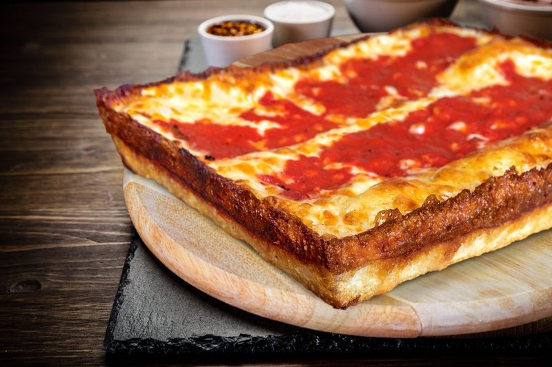 Detroit-Style Pizza at Buddy’s Pizza, Detroit