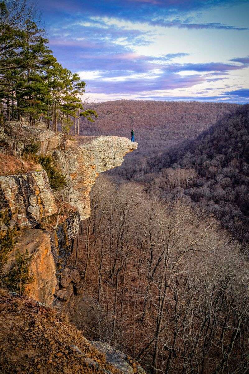 Whitaker Point Trail Big Bluff Views