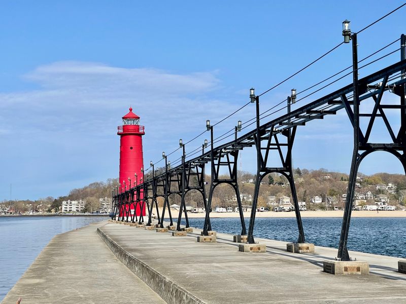 A Frozen Harbor Wonderland Found Only in Michigan