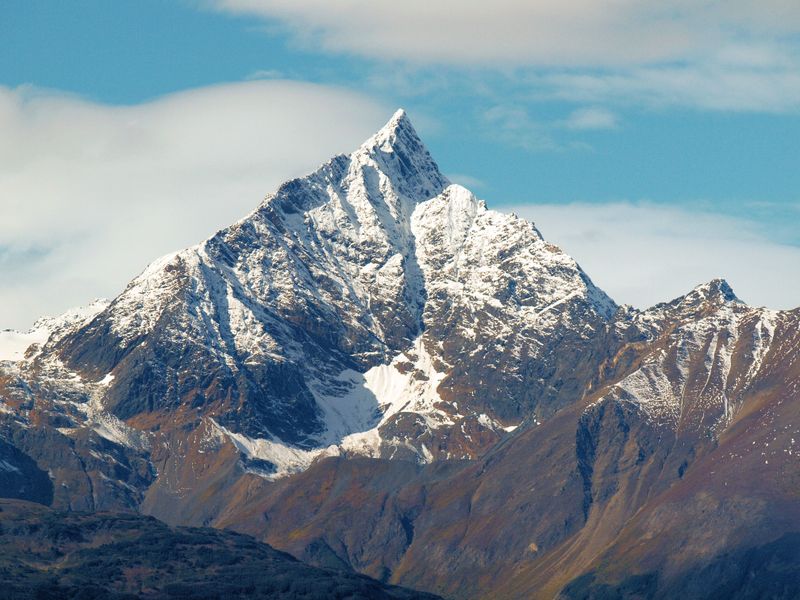 Chilkat Mountains That Turn Into a Winter Wall