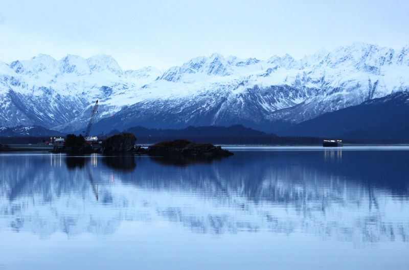 The Majestic Chugach Mountains Backdrop