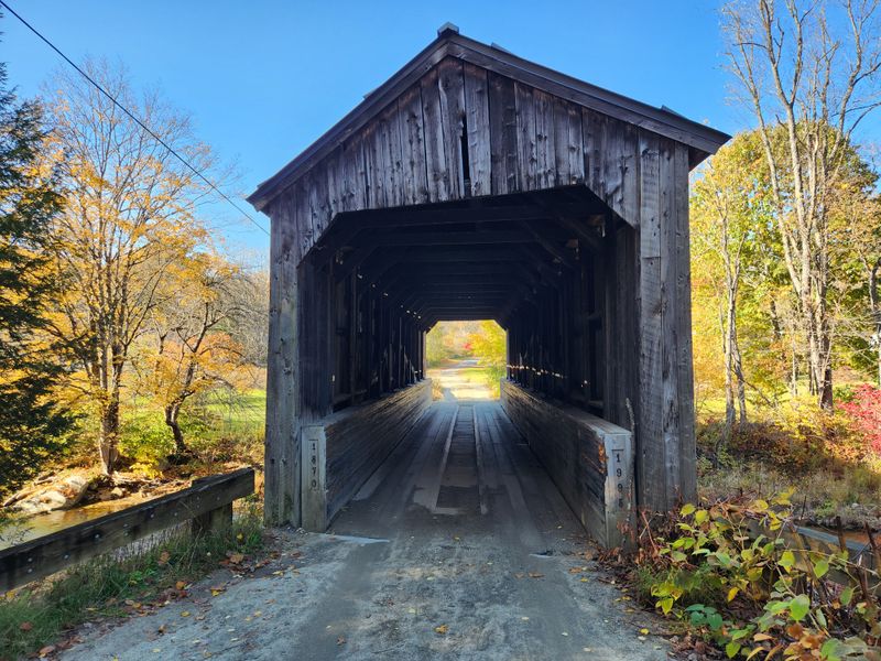 The Famous Covered Bridge That Goes Nowhere Fast