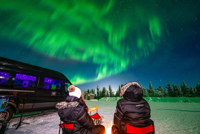 The Aurora Borealis Puts on Nature's Greatest Holiday Light Show