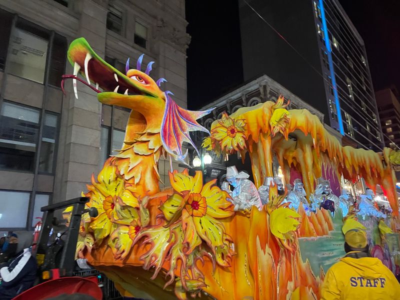 No Snakes Near Mardi Gras Parades