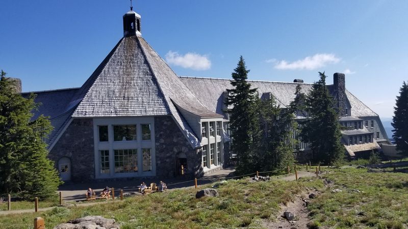 Windows that frame the mountain like art