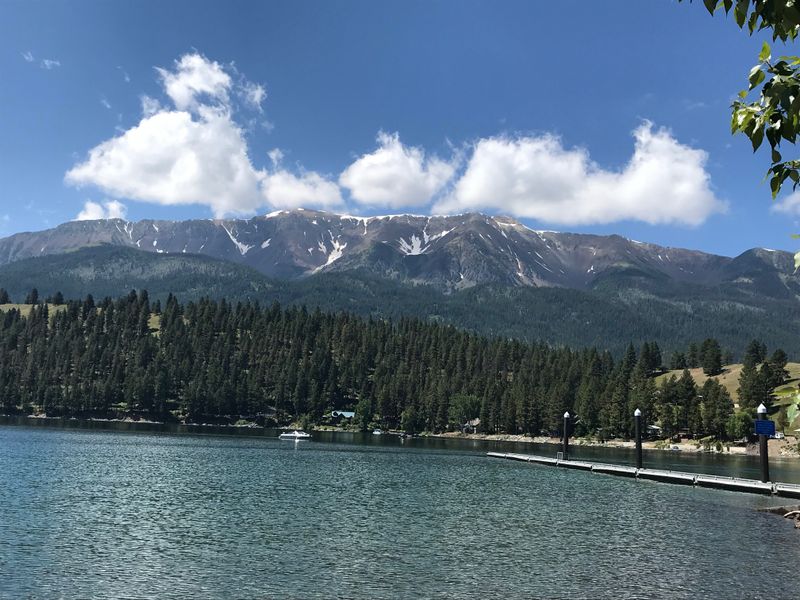 Wallowa Lake, Blue Mirror at the Edge of Town