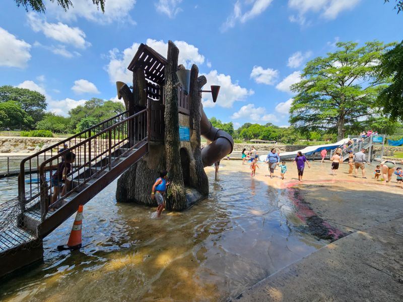 Landa Park Aquatic Complex Ruins in New Braunfels