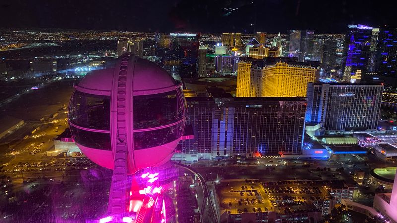 Ride the High Roller Observation Wheel at Midnight
