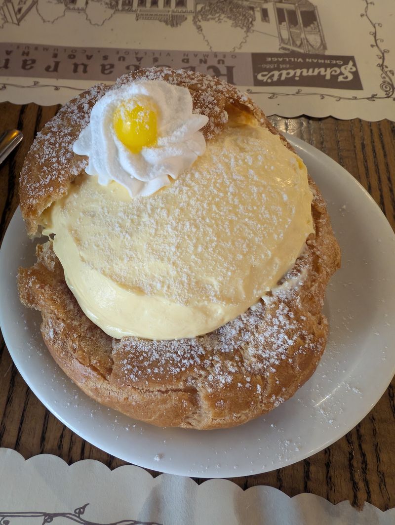 Enormous cream puffs that redefine dessert