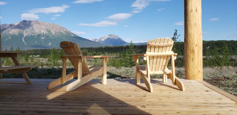 Riverside camping and cabin stays