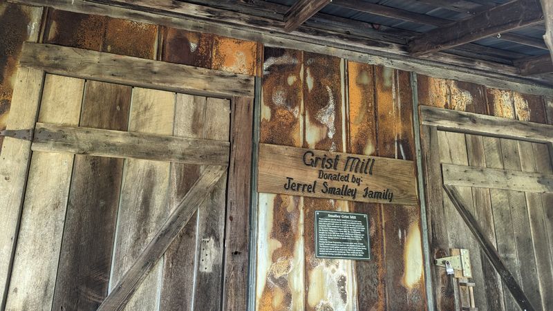 Grist Mill Handing Out Reindeer Feed Bags