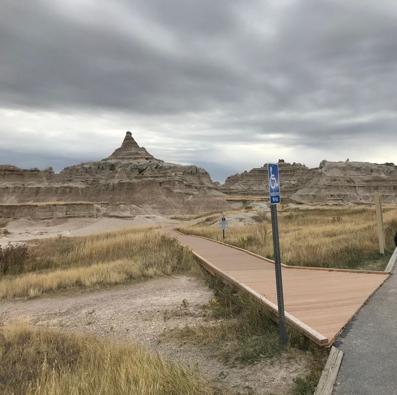 Composing with leading lines along the boardwalk