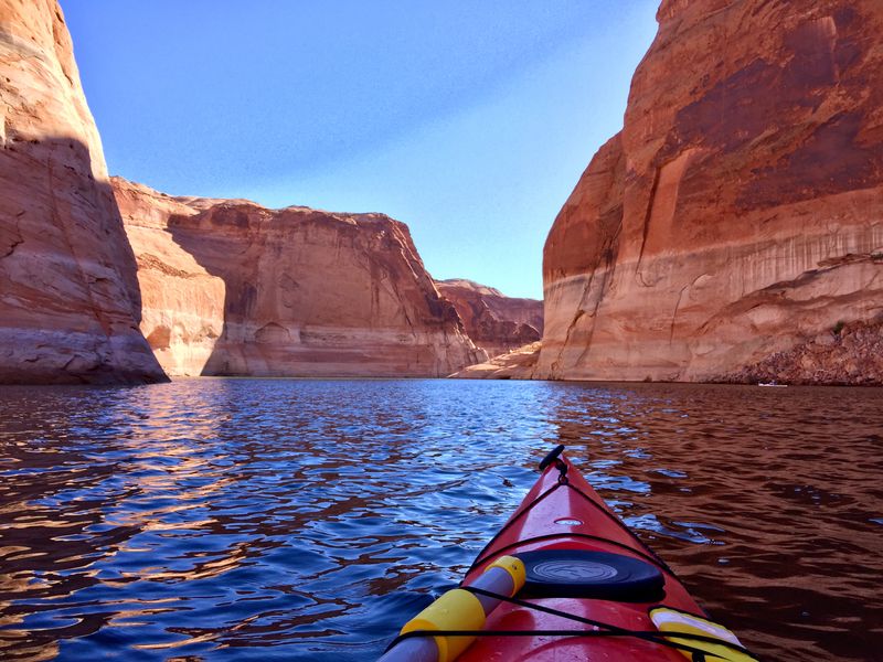 Cliff Views And Cool Water At Lake Powell