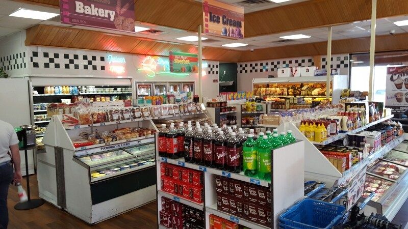 Grocery corner for quick essentials