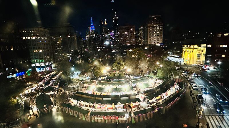 Holiday Light Displays Throughout the Square