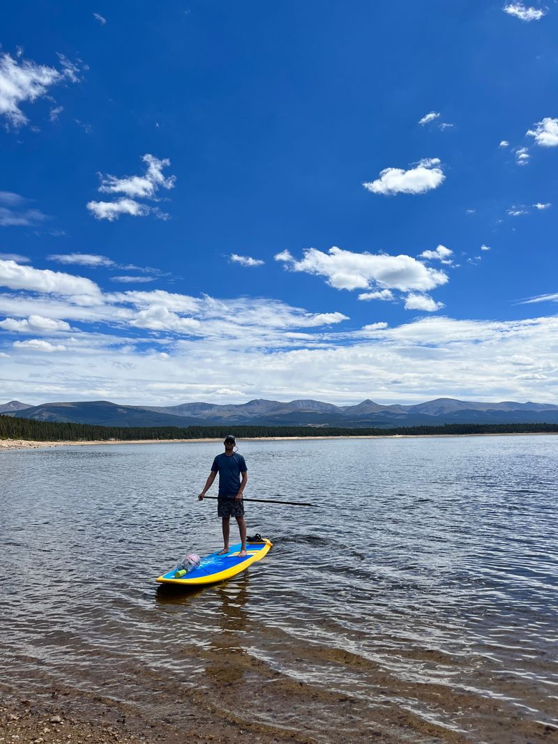 Stand-Up Paddleboarding on Alpine Lakes