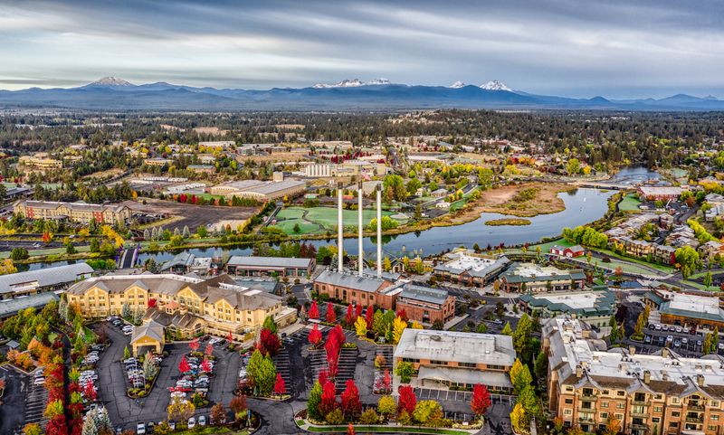 Bend's Old Mill District and Downtown