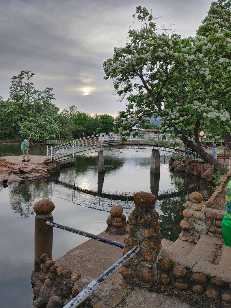 Bath Creek Running Through Town