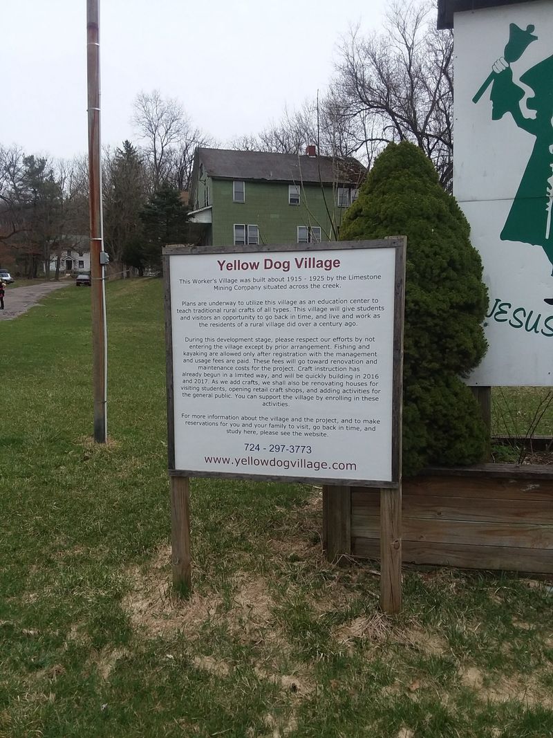 Yellow Dog Village, History of the Name