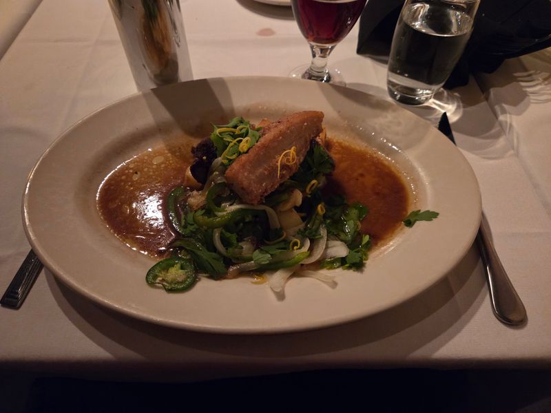 Lake Michigan Whitefish at Trattoria Stella, Traverse City