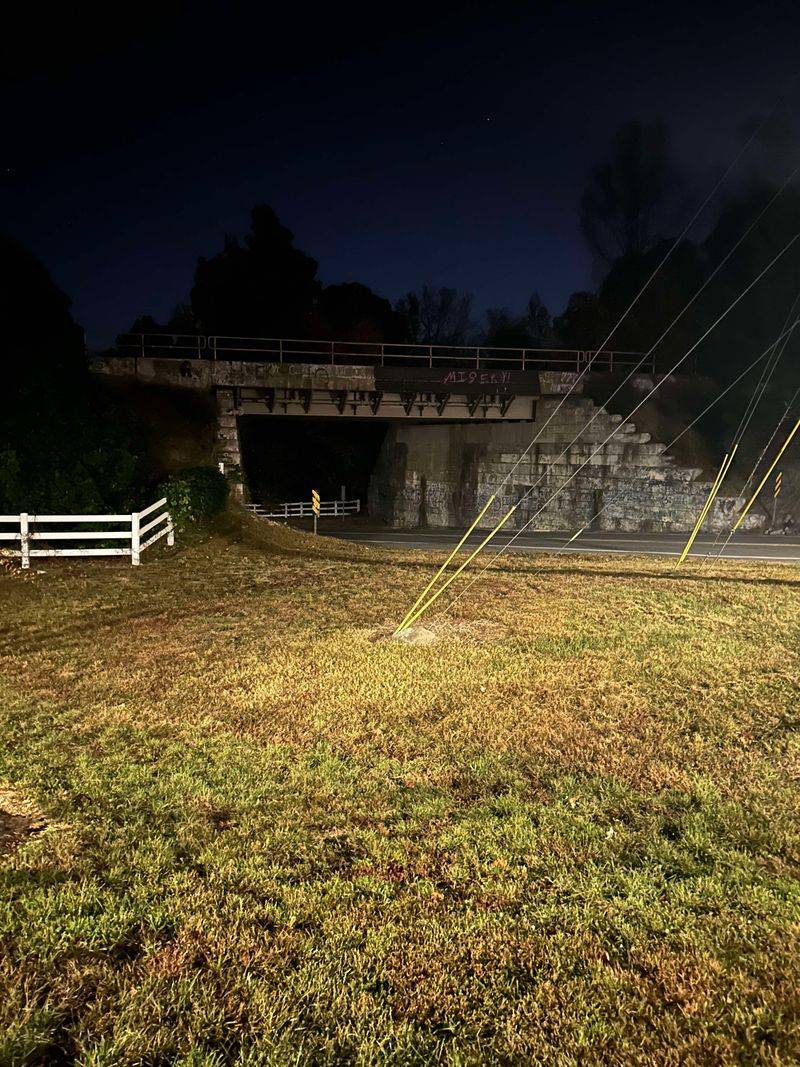Lydia's Bridge on US Highway 70 in Jamestown