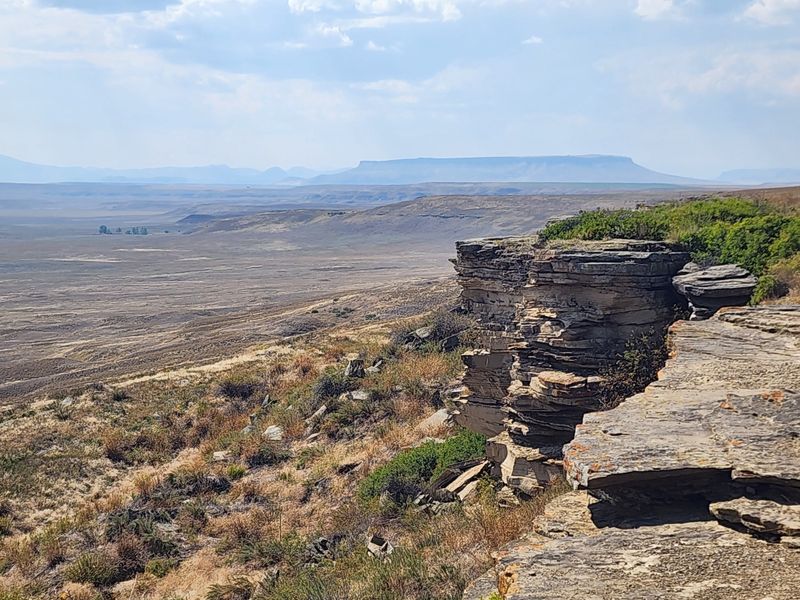 First Peoples Buffalo Jump State Park, short drive big horizons