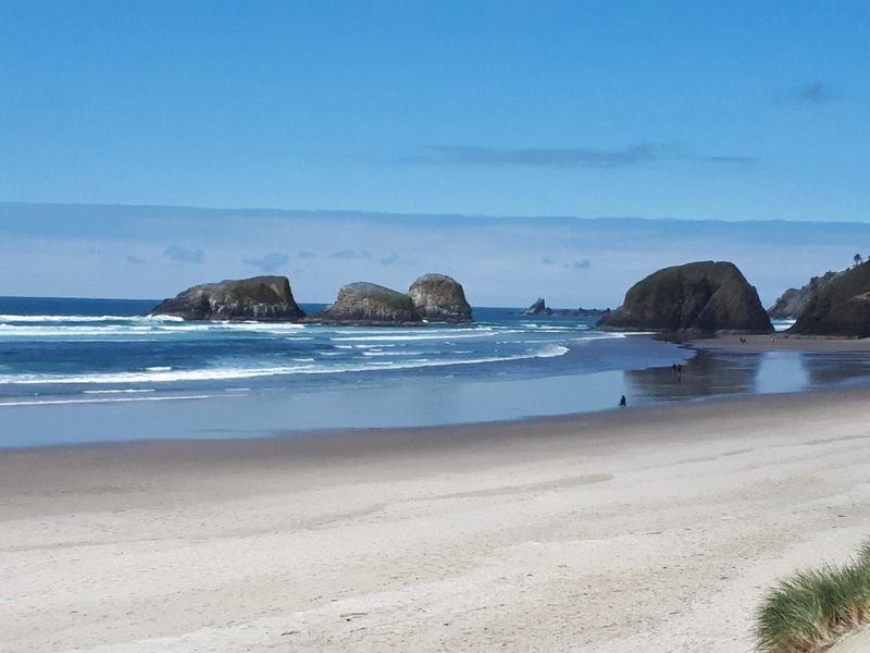 Hug Point caves and waterfall mystery