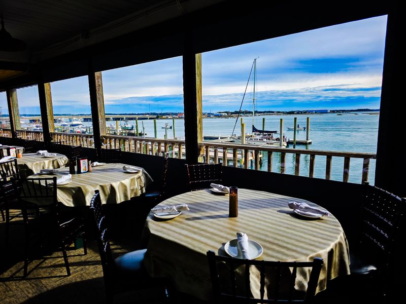 Lunch at Saltwater Grill in Swansboro