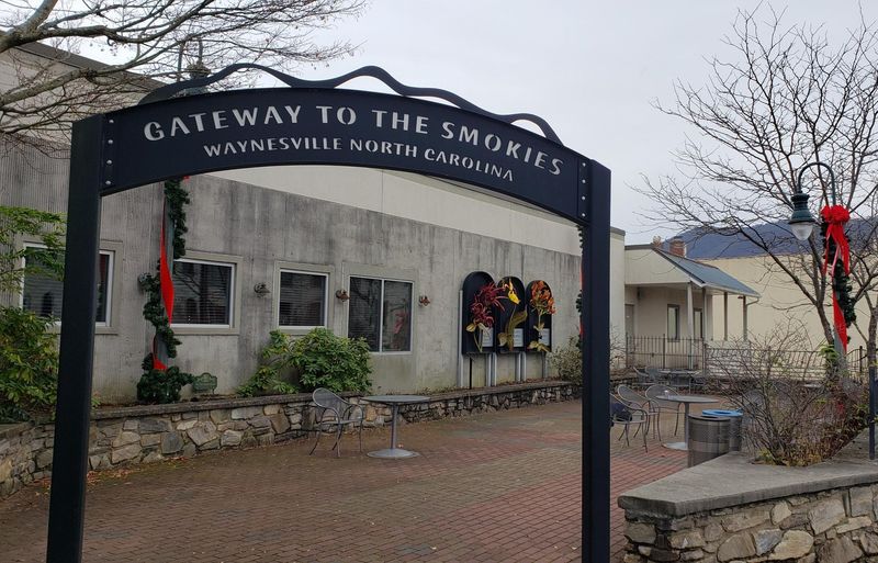 Waynesville Beneath Cold Blue Ridge Ridges