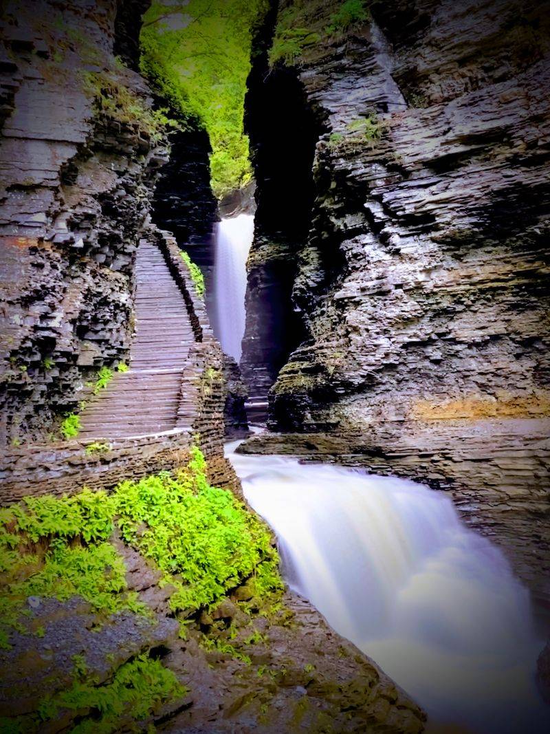Stone stairways and leading lines