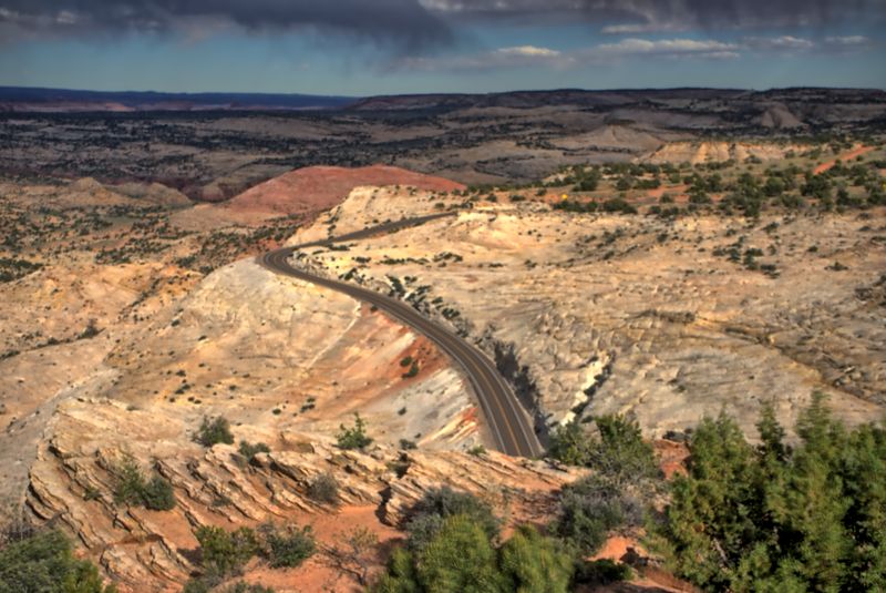 Hole In The Rock Road And Its Dusty Horizon