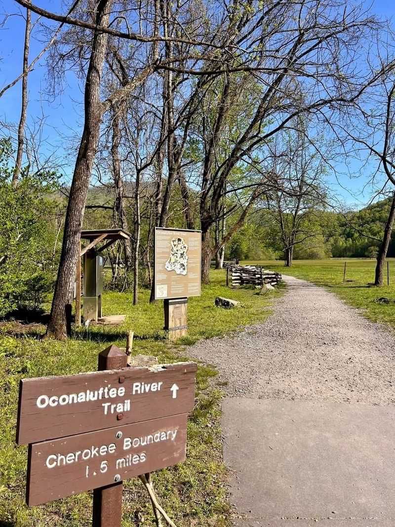 Sunrise Trails And Easy Grades On The Oconaluftee River Trail