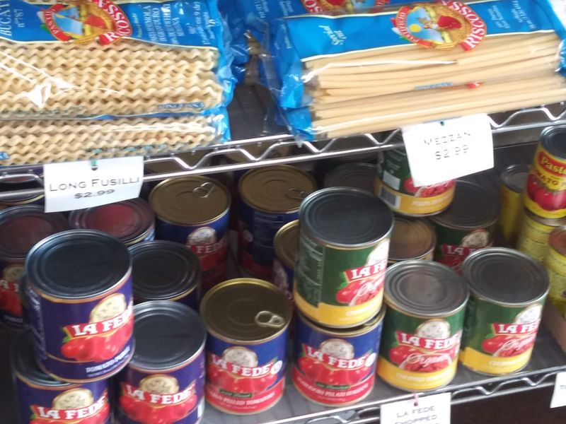 Markets and Shops Offering Canned Goods and Home Staples